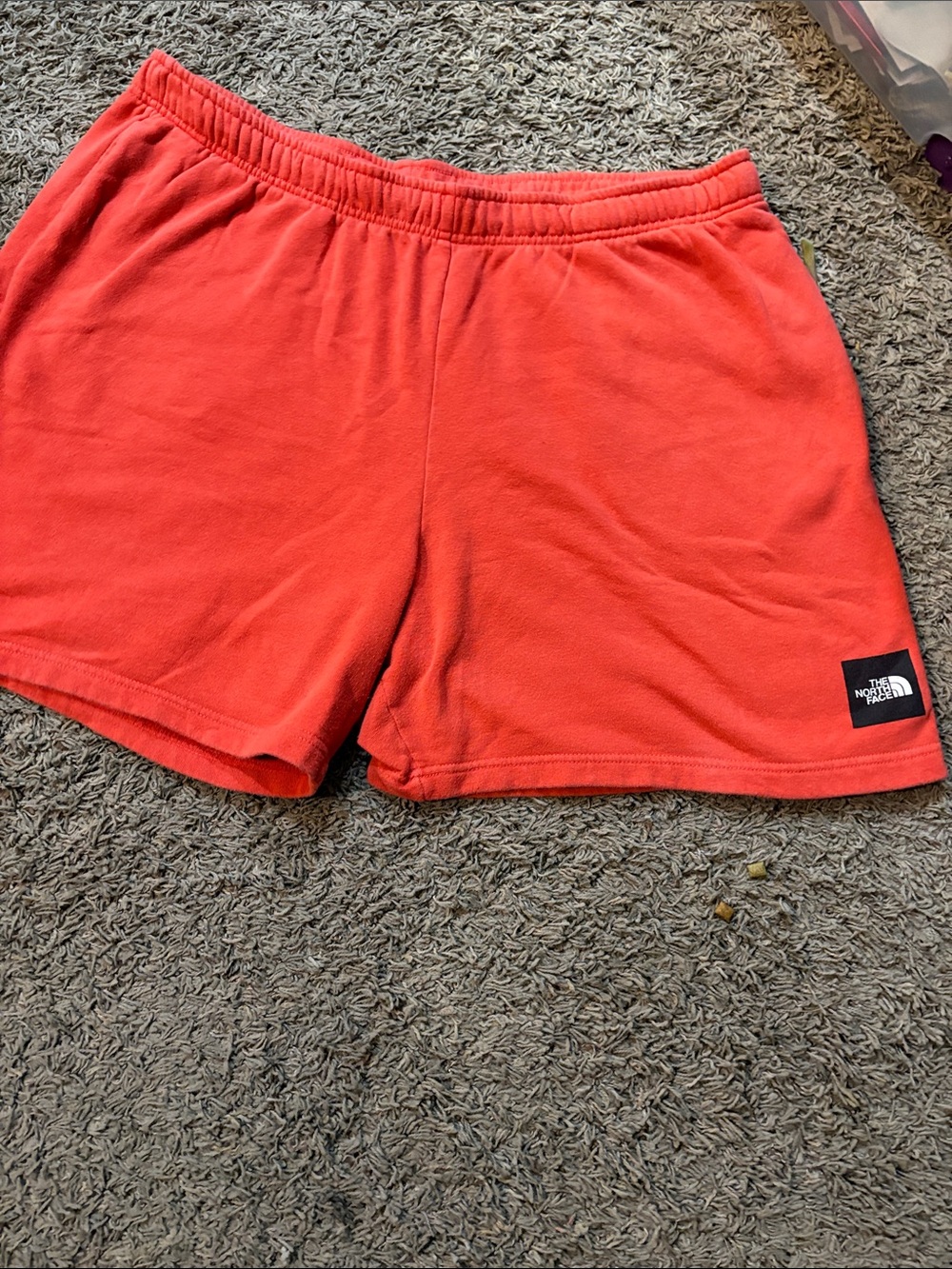 The North Face Men's Coral-Red Athletic Pull-On Shorts